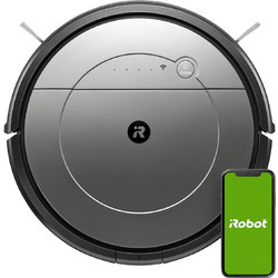 iRobot Roomba Combo 113 Black Σκούπα Ρομπότ για Σκούπισμα & Σφουγγάρισμα με Χαρτογράφηση και Wi-Fi