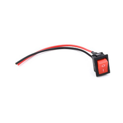 Τετράγωνος Διακόπτης On/off 12V-24V - Μαύρο