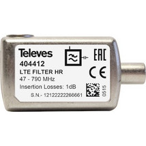 Televes 404412 Φίλτρο 4G-LTE 47-790 ΜΗΖ IEC Βlister (ch.21-60) *