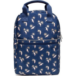 Petit Monkey Tucans Σχολική Τσάντα Πλάτης Δημοτικού Μπλε BP16L