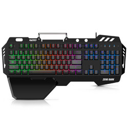 NOD Zero Dark Gaming Πληκτρολόγιο RGB Black