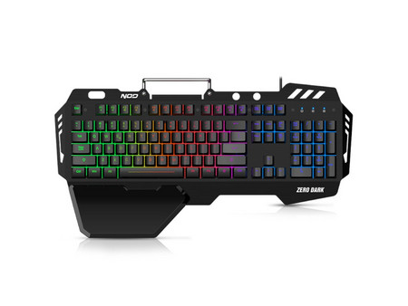 NOD Zero Dark Gaming Πληκτρολόγιο RGB Black