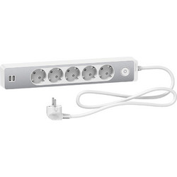 Πολύπριζο σούκο 5Θ με καλώδιο 1.5m και 2xUSB (ST945U1WA)
