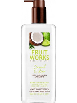 Fruit Works Coconut & Lime Hand & Body Lotion 500ml