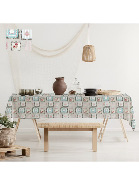 MC DECOR ΤΡΑΠΕΖΟΜΑΝΤΙΛΟ ΑΛΕΚΙΑΣΤΟ 140Χ180CM ΕΜΠΡΙΜΕ - GREY - MC DECOR MCL.AR.41