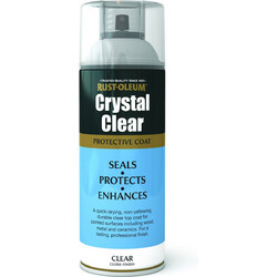 Rust-Oleum Crystal Clear Σπρέι Βερνίκι Ματ 400ml