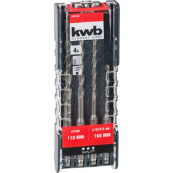 Σετ 4τμχ τρυπανια sds-plus KWB 49109164 49109164
