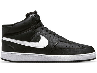 Nike Court Vision Mid Next Nature Ανδρικά Sneakers Μποτάκια Μαύρα DN3577-001