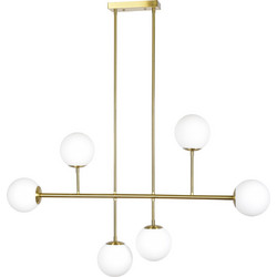Home Lighting Prato Κρεμαστό Φωτιστικό Οροφής Πολύφωτο Χρυσό 77-4491