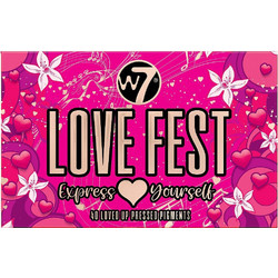 W7 Love Fest Pressed Pigment Παλέτα Σκιών 36gr