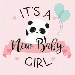 Ευχετήρια Κάρτα, Baby Panda Girl, Legami