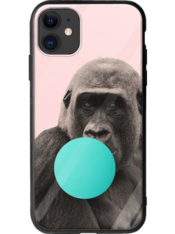 Θήκη Bubblegum Gorilla iPhone 11 Groove TPU (Tempered Glass και TPU)