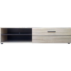 Alphab2b Έπιπλο Τηλεόρασης Ξύλινο Sonoma Μ163xΠ41xΥ38cm Solo TO-SOLOTV1D