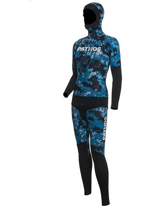Pathos Ocean Camo Ολόσωμη Στολή Κατάδυσης Ξυρισμένη με Επιστήθιο για Ψαροντούφεκο 5mm