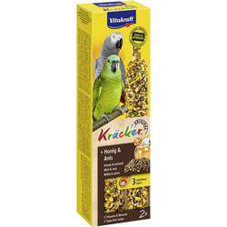 Vitakraft Kracker Parrots with Honey & Anise 2τμχ 60gr