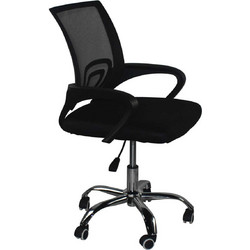 Woodwell BF2101-F Καρέκλα Γραφείου με Στήριξη Μέσης Μαύρη EO254,4FC1