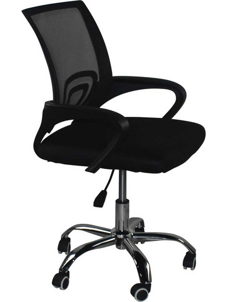 Woodwell BF2101-F Καρέκλα Γραφείου με Στήριξη Μέσης Μαύρη EO254,4FC1