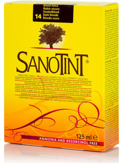 Sanotint Classic 14 Ξανθό Σκούρο Φυτική Ημιμόνιμη Βαφή Μαλλιών Χωρίς Αμμωνία 125ml
