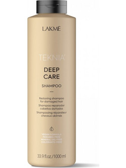 Lakme Teknia Deep Care Σαμπουάν για Επανόρθωση για Ξηρά Μαλλιά 1lt