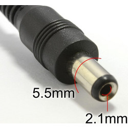 POWERTECH Αντάπτορας Tablet 5.5 x 2.1mm, για PT-271 τροφοδοτικό (PT-275)