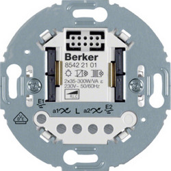 Ρυθμιστής Φωτισμού Universal 2 Εξόδων 300W/54W LED 1930/R.Classic Berker