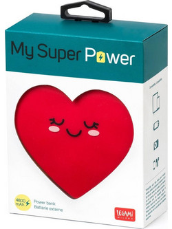 Legami POW0020 Heart Power Bank 4800mAh με Θύρα USB-A