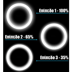 GloboStar(R) 79043 Selfie Ring Light LED SMD 2W 200 lm Μαύρο Σώμα με Ενσωματωμένη Επαναφορτιζόμενη Μπαταρία 500mAh + Καλώδιο Φόρτισης Micro USB Ψυχρό Λευκό 6000 K για Κινητό Τηλέφωνο και Tablet Φ8.5 x