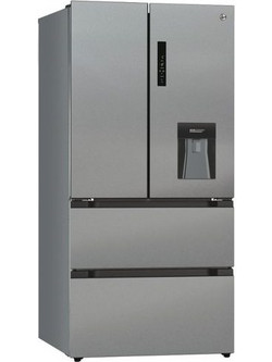 Hoover HSF818EXWD Ψυγείο Ντουλάπα 432lt Full No Frost Υ183xΠ83.6xΒ63.6cm Inox