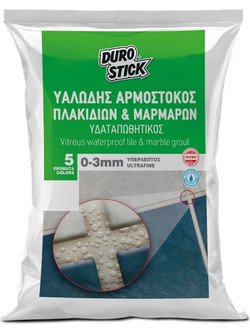Durostick Μπαχάμα Υαλώδης αρμόστοκος πλακιδίων και μαρμάρων Υπέρλεπτος 0-3mm 5kg