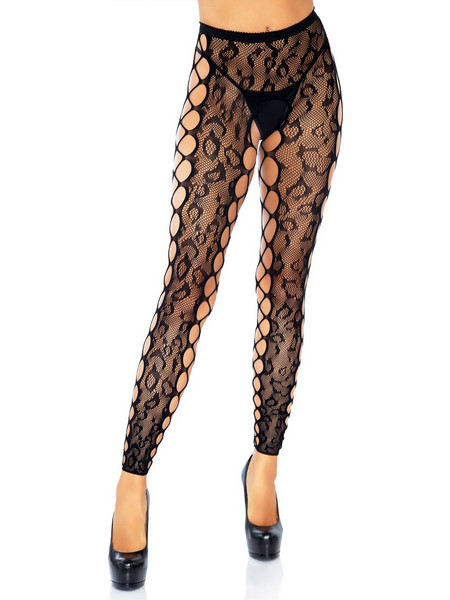 Leg Avenue Footless crotchless tights os