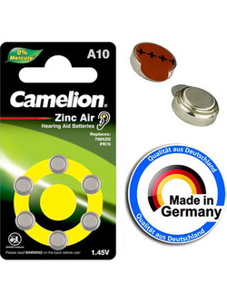 Camelion Zinc Air 10 6τμχ