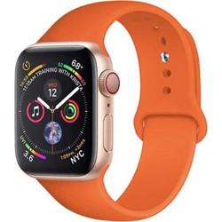 WiWu One Color Λουράκι Σιλικόνης Orange (Apple Watch 38 / 40 / 41mm)