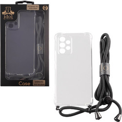 Idol 1991 Antishock Strap Back Cover Transparent (Samsung Galaxy A53)