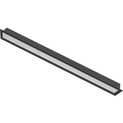 ΧΩΝΕΥΤO ΓΡΑΜΜΙΚO ΦΩΤΙΣΤΙΚO LED PROFILED-RL1 65x45x590mm 20W 3000K (ΘΕΡΜΟ ΦΩΣ) 2000Lm ΜΑΥΡΟ ΧΡΩΜΑ 2424930 VITO 8698553609270