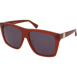 Max Mara MM0021 44A Γυναικεία Γυαλιά Ηλίου Τετράγωνα Κοκάλινα Πορτοκαλί με Γκρι Polarized Φακό