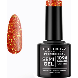 Elixir Semigel 1094 Savanna Glitter Ημιμόνιμο Βερνίκι Νυχιών 8ml