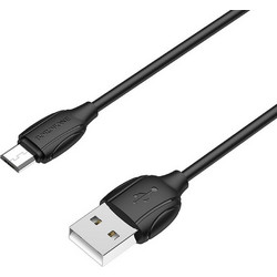 BOROFONE - BENEFIT DATA CABLE microUSB 1m BLACK