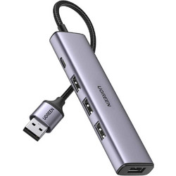 Ugreen CM473 20805 USB Hub 3.0 USB-C με 5 Θύρες USB-A / USB-C