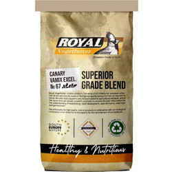 Royal Vogelfutter Canary Vamix Excellent No67 Superior Grade Blend 20kg