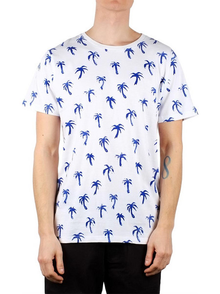 Dedicated ανδρικό t-shirt AO painted palms λευκό 171dt-00016