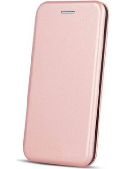 ΘΗΚΗ ΒΙΒΛΙΟ SMART DIVA ΓΙΑ IPHONE 14 PLUS - ΡΟΖ ΧΡΥΣΗ