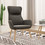 vidaXL Πολυθρόνα Relax Βελούδινη Γκρι 341352