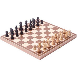 Next Σκάκι Ξύλινο με Πιόνια 30x30cm 35105-2