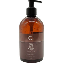 Qure Daily Hair & Body Soap Σαμπουάν & Αφρόλουτρο για Επανόρθωση 500ml