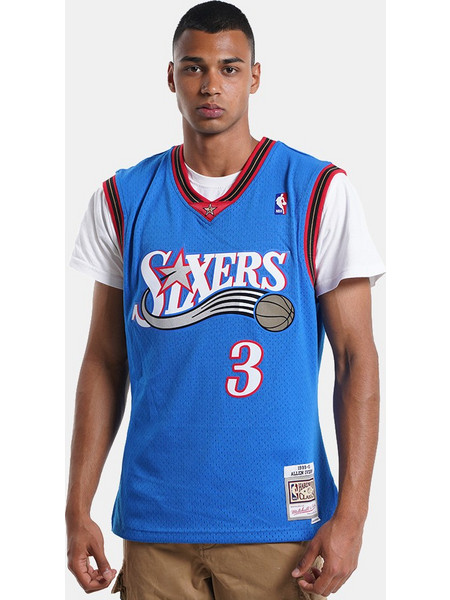 Mitchell & Ness Philadelphia 76ers Allen Iverson 1999-00 Φανέλα Μπάσκετ ΝΒΑ SMJYAC18016-P7699AIV