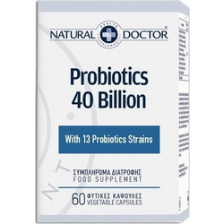 Natural Doctor Probiotics 40 Billion Προβιοτικά 60 Κάψουλες