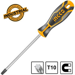 Επαγγελματικό Κατσαβίδι Torx Τ10 Ingco HS28T10100 - Φ5mm - Μήκος 100mm HS28T10100