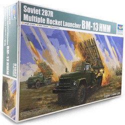 Trumpeter Soviet 2B7R Multiple Rocket Launcher BM-13 HMM Συναρμολογούμενο Πλαστικό Μοντέλο Φορτηγού 1:35