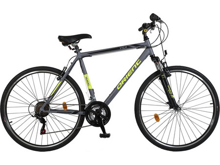 Orient Bikes Vita Pro 2021 Ποδήλατο Trekking 28" με 21 Ταχύτητες Ανθρακί