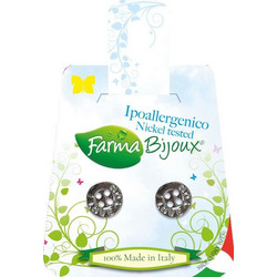 Farma Bijoux Γυναικεία Σκουλαρίκια Καρφωτά από Ορείχαλκο Ασημί 107259